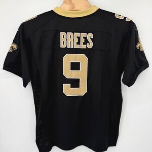 Nike New Orleans Saints Jersey Mens XL Black Drew Brees 9 NFL On Field Football